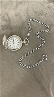 Pocket watch Margi Man in Steel 15421